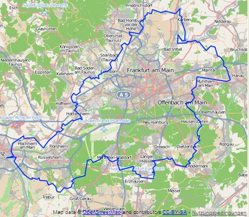 Regionalpark Rundroute Rhein-Main gesamt